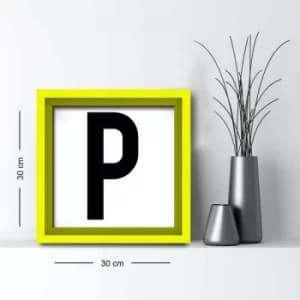 3030AHS-089s Multicolor Decorative Framed MDF Painting