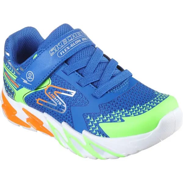 Skechers Boys S Lights Flex Glow Bolt Trainers UK Size 12.5 (EU 31)