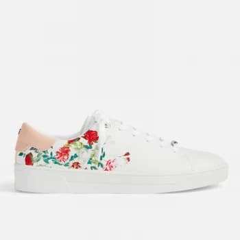 Ted Baker Womens Hayiden Cupsole Trainers - White - UK 3
