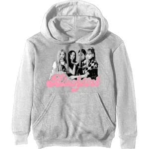 BlackPink - Photo Tee Unisex Large Hoodie - White