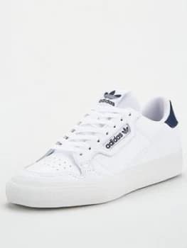 adidas Originals Continental Vulc Leather - White, Size 12, Men