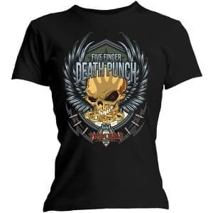 Five Finger Death Punch - Trouble Womens XX-Large T-Shirt - Black