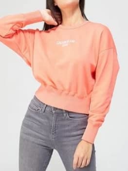 Calvin Klein Jeans Institutional Back Logo - Pink