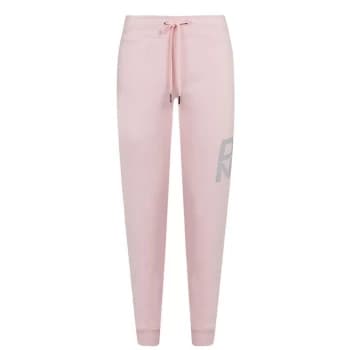 DKNY Sport Stacked Logo Joggers - Rose/Silv rw4