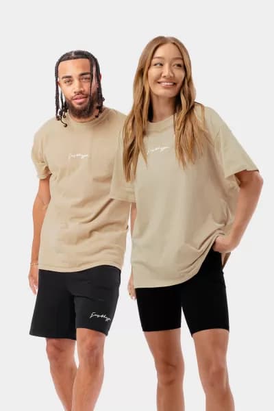 Hype Adult Essential Scribble Logo T-Shirt - Grey, Size 2Xs, Men