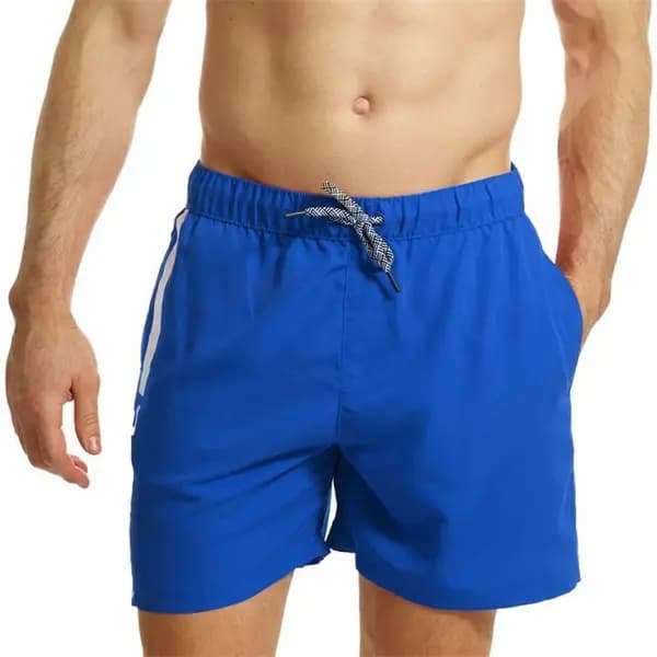 Ript Essentials Verticle Stripe Swimming Trunks Mens - Blue M