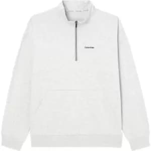 Calvin Klein L/S Quarter Zip - White