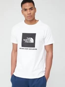 The North Face Raglan Redbox T-Shirt - White