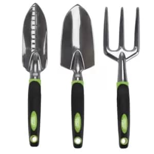 Draper Aluminium Hand Fork and Trowel Set (3 Piece)