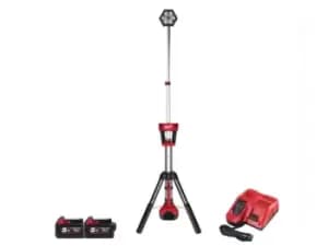 Milwaukee M18SAL-502B 2x5.0ah Li-ion Rocket LED Tower Light Kit