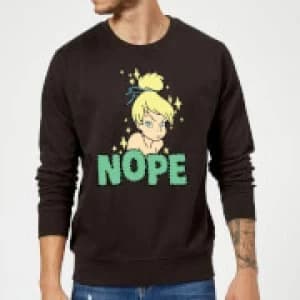 Disney Peter Pan Tinkerbell Nope Sweatshirt - Black