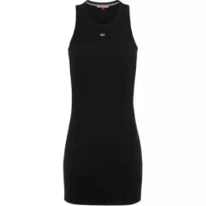Tommy Jeans Tjw Essential Rib Tank Bodycon - Black