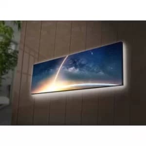 3090NASA-006 Multicolor Decorative LED Lighted Canvas Painting