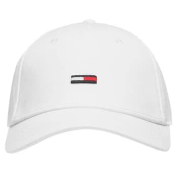 Tommy Jeans Embroidered Flag Cap - Bright White
