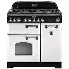 Rangemaster CDL90DFFWH-C Classic Deluxe 90cm Dual Fuel Range Cooker