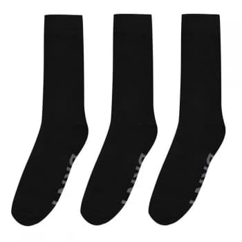 DKNY Socks Mercer 3 Pack Mens - Black
