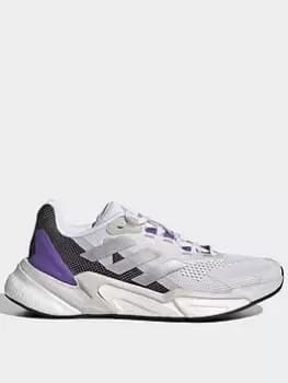 adidas X9000l3 Shoes, White/Silver, Size 7.5, Women