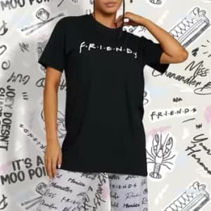 I Saw It First Friends T Shirt and Trousers Pyjama Set - Grey