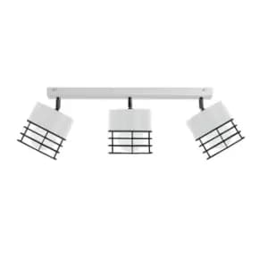 Ohio Ceiling Spotlight Bar White, Black, 60cm, 3x E27
