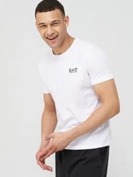 Emporio Armani EA7 Core ID Logo T-Shirt White Size 2XL Men