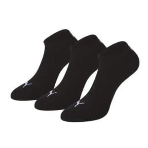 Puma Sneaker Invisible Socks UK Size 9-11 (3 Pairs) Black