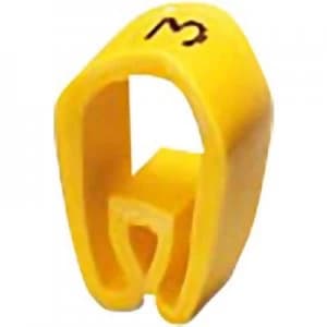 Pre printed cable marker Imprint 3 Outside diameter range 1.40 up to 2.50 mm 0