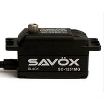 Savox Digital Low Profile Servo 9.0Kg@6V - Black Edition