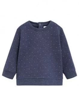 Mango Baby Girls Spot Print Sweatshirt