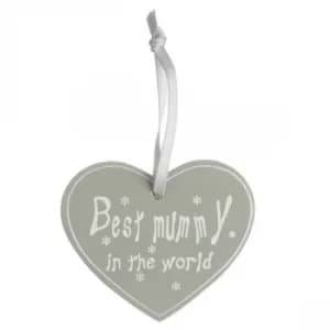 'Best Mummy in the World' Hanging Sign by Heaven Sends