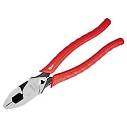 Milwaukee Linemans Crimper Plier 48226100 40 mm Iron Carbide Silver, Red
