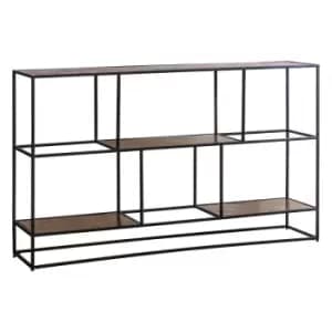 Gallery Direct Hadston Shelving Unit Antique Copper