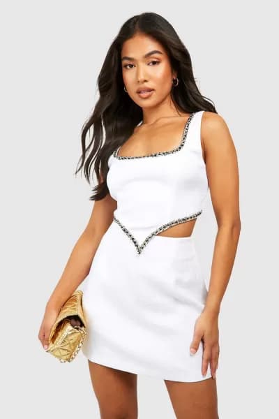 Petite Boucle Mini Skirt