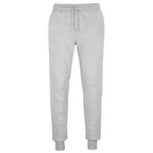 SOLS Unisex Adult Jumbo Organic Slim Jogging Bottoms (S) (Grey Marl)