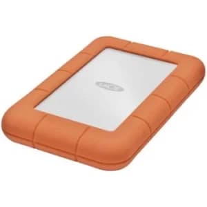 LaCie Rugged Mini 5 TB 2.5 external hard drive USB 3.2 1st Gen (USB 3.0) Silver, Orange STJJ5000400