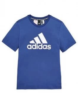 Adidas Youth Badge Of Sport T-Shirt - Indigo