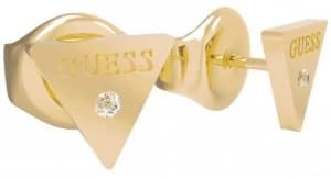 Guess Miniature Gold PVD Stainless Steel Triangle Stud Jewellery