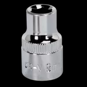 WallDrive Socket 8MM 3/8" Sq. Drive Fully Polished