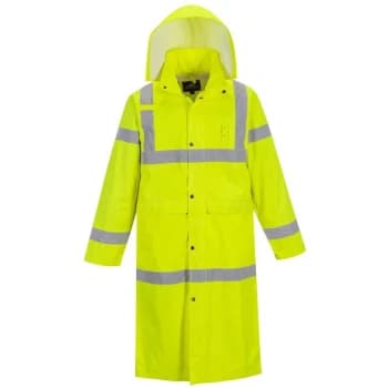 H445YERS - sz S Hi-Vis Coat 122cm - Yellow - Portwest