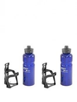 Sport Direct Alloy Bottle & Cage Set X 2