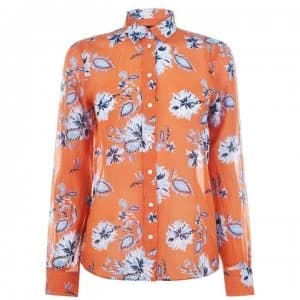 Gant Paisley Cotton Silk Shirt - 800 AMBER