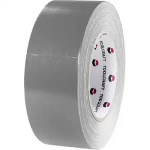 TOOLCRAFT 54B48L20AC 54B48L20AC Cloth tape Gaffer Grey (L x W) 20 m x 48mm