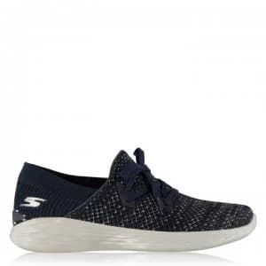 Skechers YOU Prom Trainers Ladies - Navy/Grey