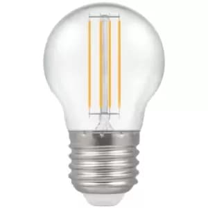 Crompton Lamps LED Golfball 4.5W E27 Harlequin IP65 Cool White Clear