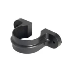 Floplast Grey Cast Iron Effect Round Gutter Clip (L)86mm (Dia)68mm
