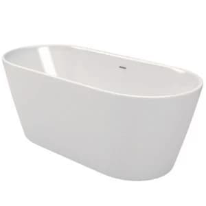Cooke Lewis Duchess Acrylic Oval Freestanding Bath L1580mm W740mm