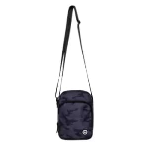 Hype Roadman Camo Shoulder Bag (One Size) (Black/Blue)