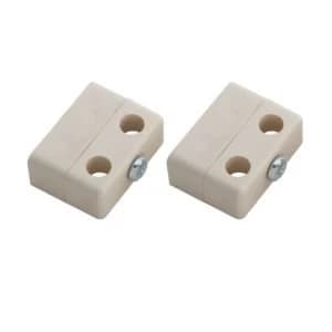 BQ Magnolia Plastic Locking joint L36mm Pack of 8
