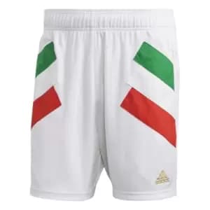 adidas Italy Icon Retro Football Shorts Mens - White