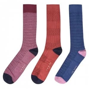 Ted Baker Womenswear Ted Baker Socks 3 Pack - ASSORTED