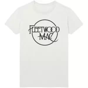 Fleetwood Mac - Classic Logo Unisex XX-Large T-Shirt - White